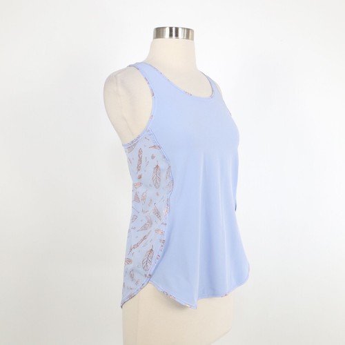 ivivva Tank Top Girls 12 Free To Run Singlet Purple RoseGold Run Loose Wrap Back - Picture 4 of 11