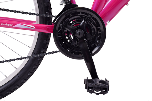 26" Wheel Arden Ladies Blush Full Suspension Mountain Bike 19" Frame 21Spd Pink - Picture 3 of 6