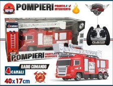 x Camion Vigili Del Fuoco Pompieri Radiocomandato Gioco Giocattolo Bambini dfh