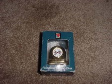 VINTAGE MICKEY UNLIMITED COLLECTIBLE MINIATURE CLOCK VERICHRON METAL DISNEY NOS