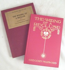 The Wooing of a Recluse 1927 HC Book