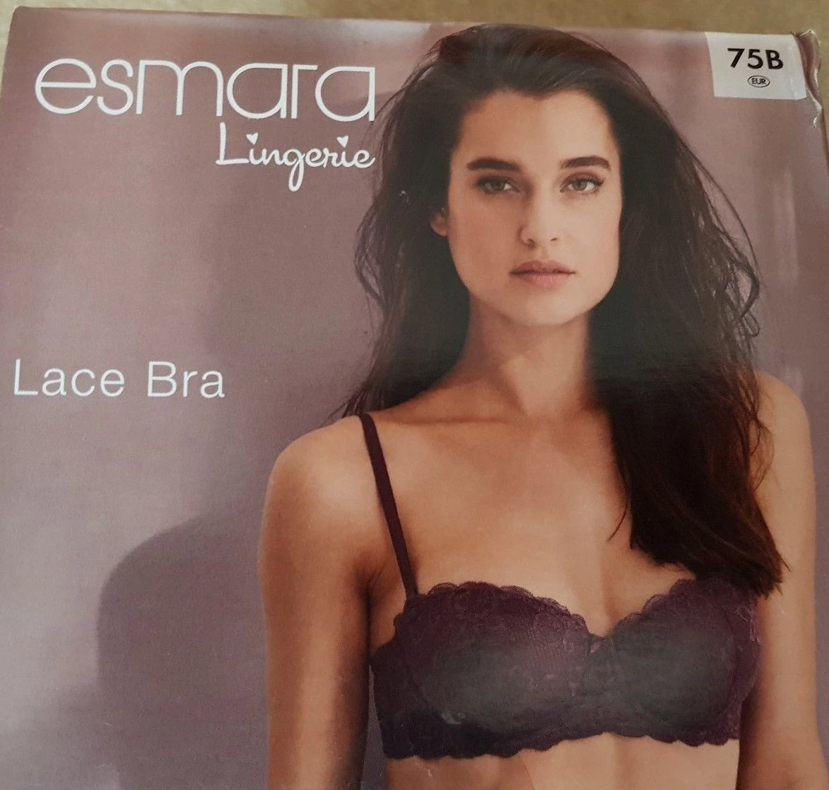 Esmara Lingerie Lace Bra with decorative bow Size 75B (EUR) Brand New  padded cup