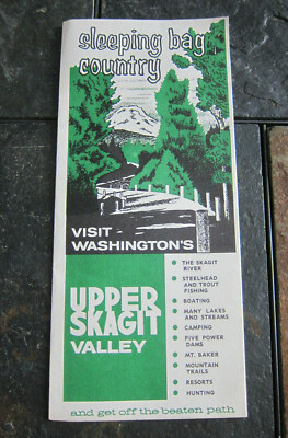 Travel Brochure Upper Skagit Valley Washington State Puget Sound 