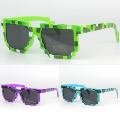 Kinder Kinder Pixel Mosaik 8 Bit niedrige Auflösung Sonnenbrille UV400 Schutz