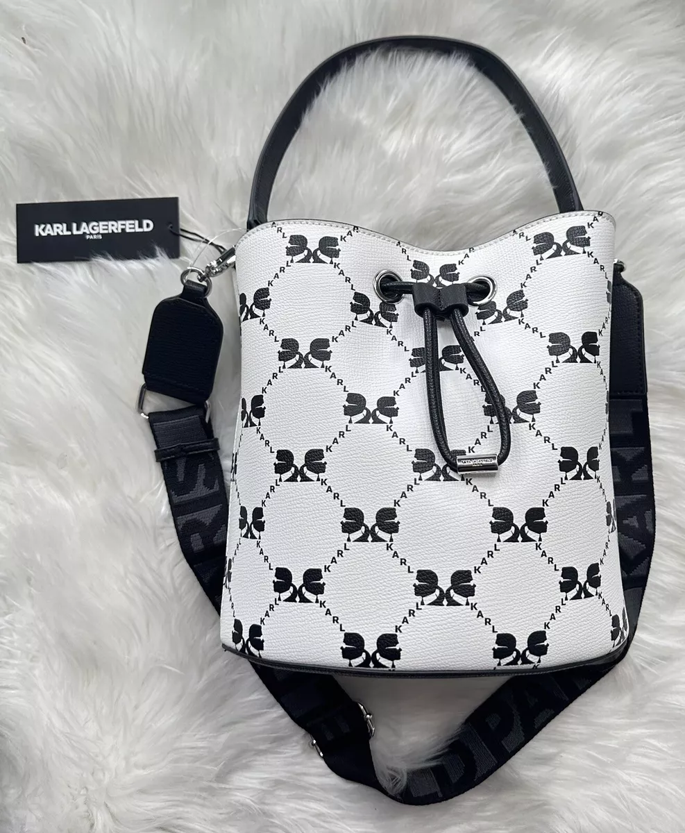 Karl lagerfeld hotsell white purse
