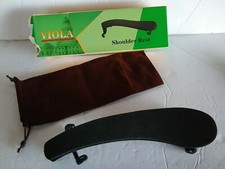 Viola Shoulder Rest 15"-16" Adjustable Black Foam New - Damaged Box