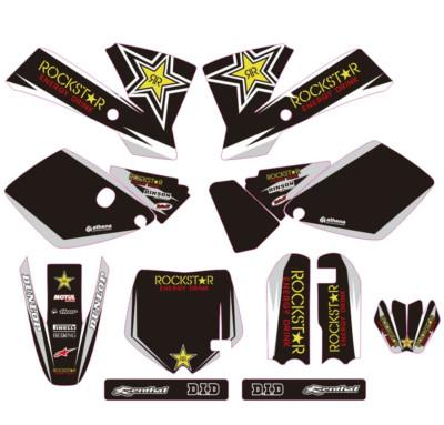KTM SX65 SX 65 2002 - 2008 MX Motocross Grafik Aufkleber Set schwarz