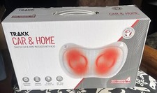TRAKK Shiatsu Car  Home Back and Shoulder Neck Heated Full Body Massager Pillow