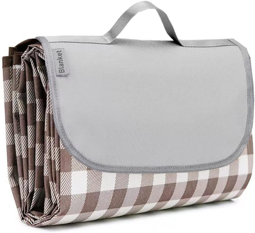 Outdoor Picnic Blanket, Foldable Waterproof Sand Beach Mat,Large 80X60In Beach C - Picture 2 of 7
