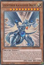 YU-GI-OH, LEUCHTENDER BLAUÄUGIGER DRACHE, C, DPRP-DE026, 1. Auflage, TOP