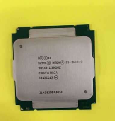 Intel Xeon E5-2698 V3 2.30GHz 16-Core SR1XE LGA2011-3 CPU Processor 2698V3