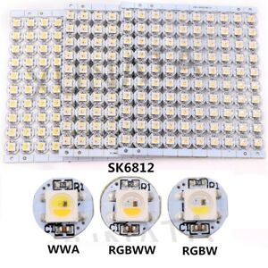 galerij 鍔 Mechanisch 4-Pin WS2812B sk6812 LED Chip Heatsink Board 5V 5050 RGB WS2811 IC Built-in  RGBW | eBay