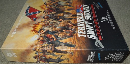 1986 SPI, TSR Terrible Swift Sword: Battle of Gettysburg segunda edición ACW parte perforada - Imagen 6 de 7