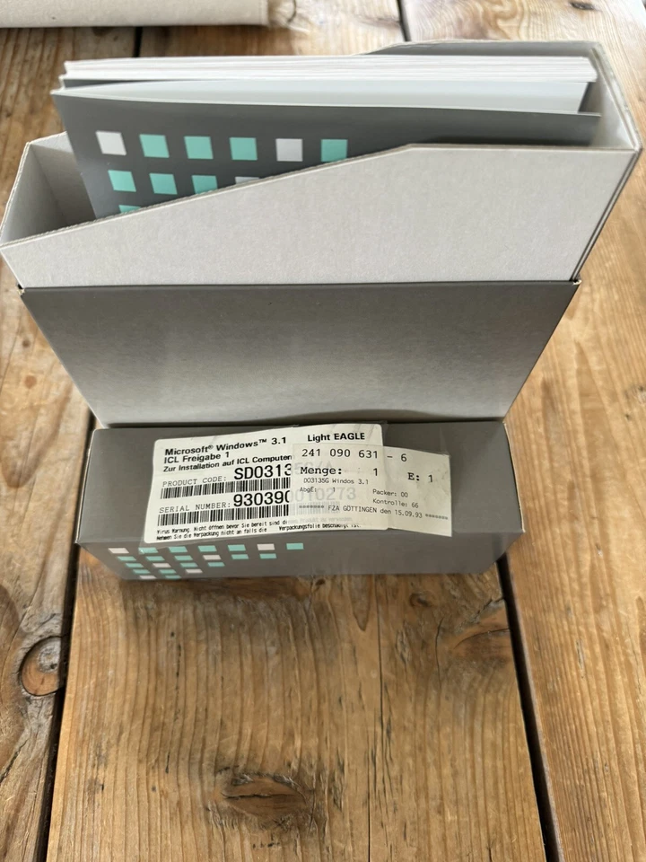 Microsoft Windows 3. 1 Handbuch und Disketten BOX, Vollversion mit MwSt Rechnung - Bild 4 von 4