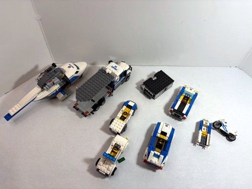 LEGO LOTE A GRANEL B07MS2: Camión de Policía Parcial, helicóptero, coches, etc. Ver descripción - Imagen 9 de 9