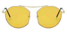 Round Tinted Lens Women's Sunglasses - Trendy Eyewear for Ladies Teen Girls