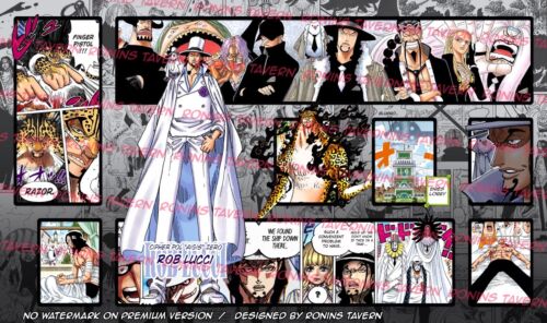 One Piece Rob Lucci Leopard CP09 Zones Panel Playmat Mat - 第 1/1 張圖片