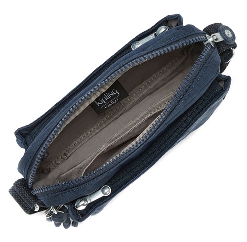 Bolso bandolera Kipling Basic Abanu Crossbody S azul 2 azul nuevo - Imagen 4 de 5