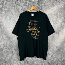 The Twilight Saga New Moon Bella Jacob Quote Vintage T-Shirt Black Size XL