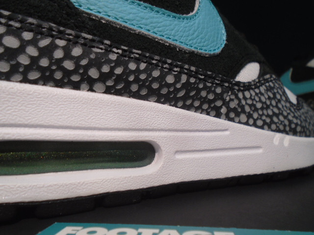 NIKE AIR MAX 1 PREMIUM BY YOU ID 90 ATMOS SAFARI WHITE BLACK JADE