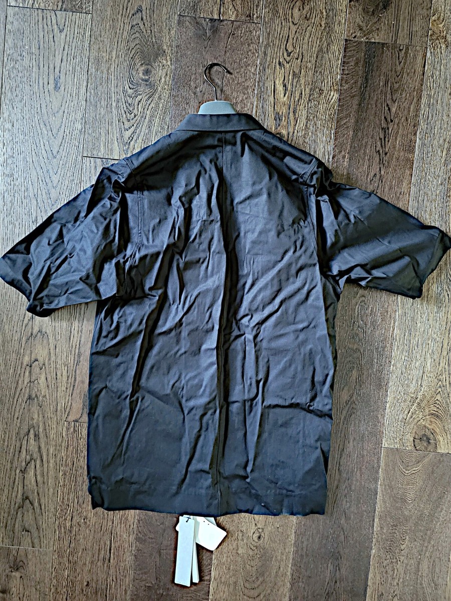 NWT RICK OWENS $1300 Mainline WALRUS SS17 Black Magnum Short Sleev
