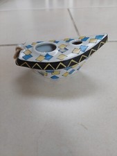 ANCIEN ENCRIER FAIENCE DESVRES signé  GABRIEL FOURMAINTRAUX !