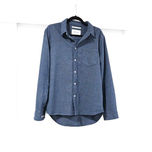 Native North Men's Large Wool Long Sleeve Button Down Shirt - Picture 3 of 10
