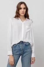 Brand New Rails Long Sleeve Hunter Shirt - Ivory Check $158