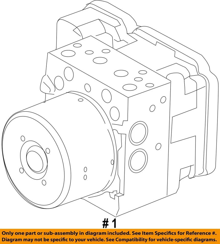 Conjunto de bomba y motor ABS usado se adapta a: Land Rover Lr2 2011 ID de montaje LR023390 Foto 4 de 4