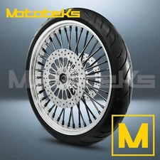 21" 21X3.5 FAT SPOKE WHEEL 40 STAINLESS SPOKES FOR HARLEY TOURING BAGGER FRONT