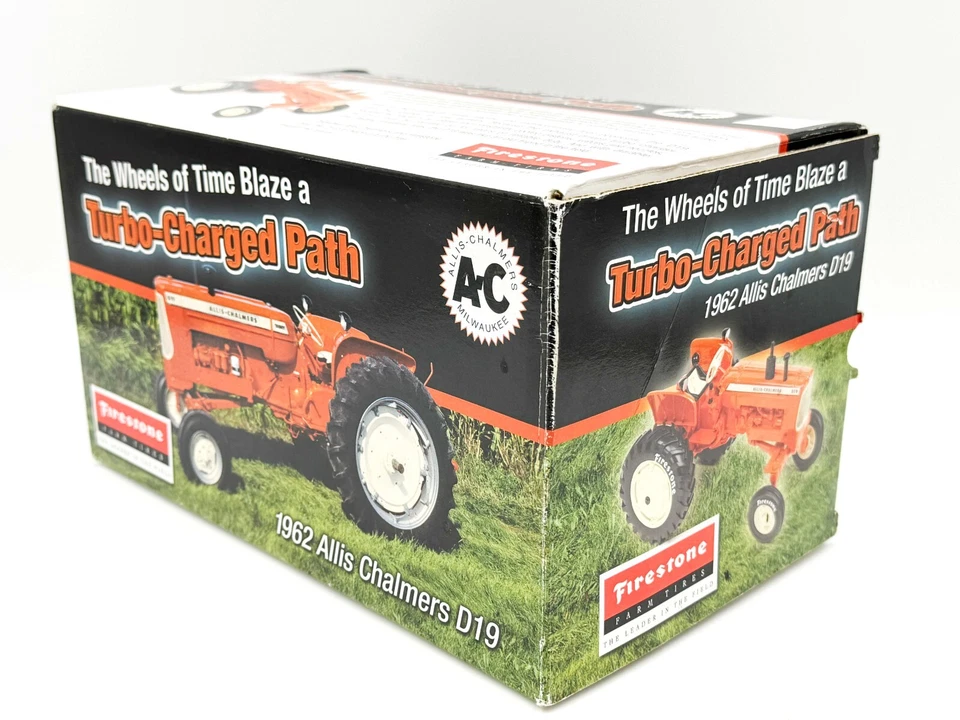 Tractor Allis Chalmers D-19 edición neumáticos de granja Firestone 1/16 Foto 2 de 3