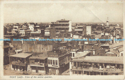 R188972 Port Said. Blick auf das Heimatquartier. P. Peridis