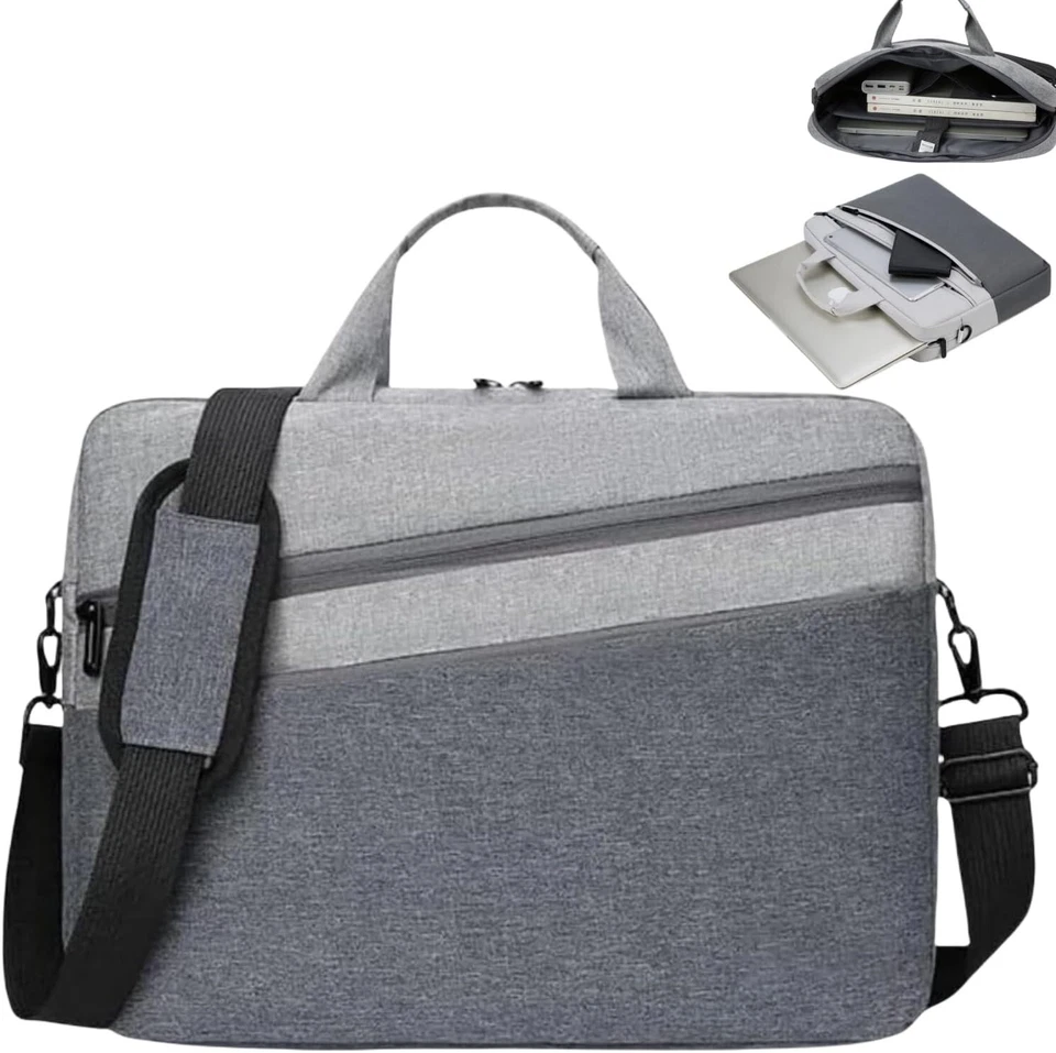  15-16 Inch Laptop Sleeve for Women and Men. MacBook Pro 16 Inch Case Cover Grey - Image 3 of 4