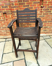 Garden Bar stool, captain chair 75cm seat height 67width 55 depth 115cm height
