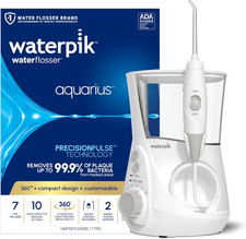 Waterpik Aquarius Water Flosser ADA 10 Settings 7 Tips White WP-660