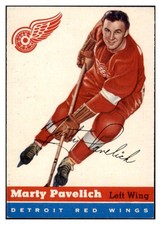 1954 TOPPS # 34 MARTY PAVELICH RED WINGS NR-MT SET BREAK 486639 (KYCARDS)