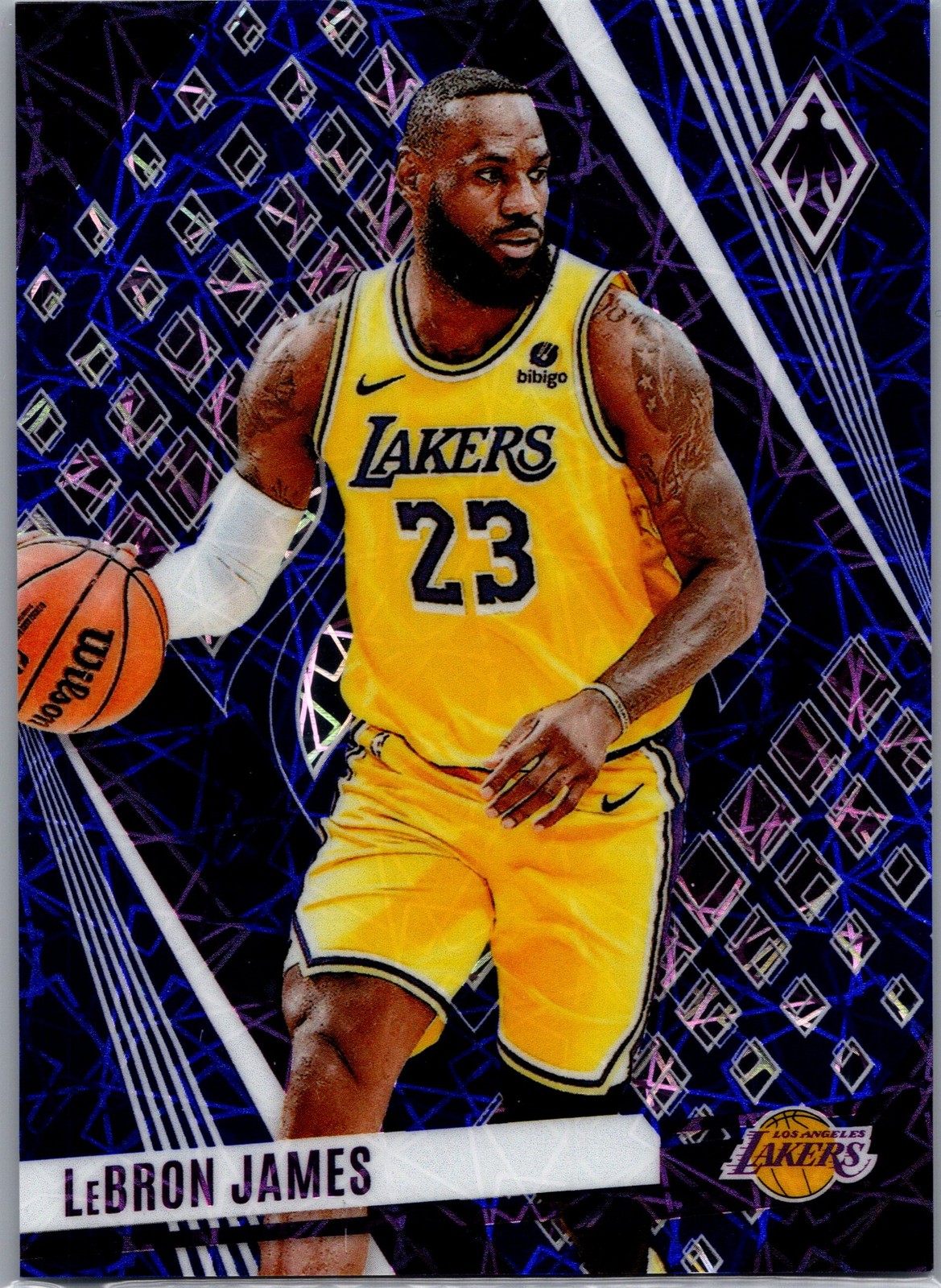 2023-24 Phoenix Blue Lazer #/275 LeBron James Lakers Blue Lazer #211