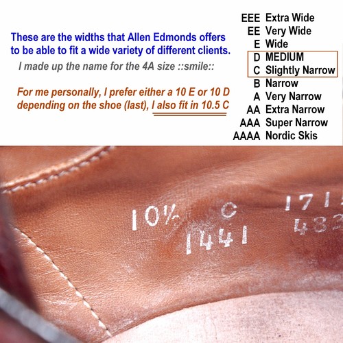 Allen Edmonds Warton Vibram 10,5 C (passt auch 10 E) Dark Chili * mit Bäumen - Bild 6 von 13