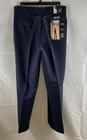 Chaps Ralph Lauren Men's Blue Micro Sueded Pleated Dress Pants NWT 31x30 — photo 2