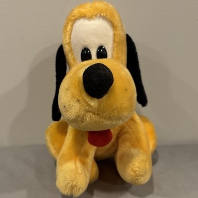 Vintage Disneyland Walt Disney World Baby Pluto Dog 10'' Plush Stuffed Animal Toy