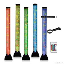 Sensory LED Bubble Lamp 4FT Color Changing Aquarium Mood Light Soothing Water