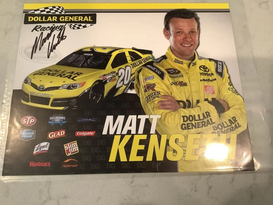 Toyota Husky Tools 2013 autografiado por Matt Kenseth Kansas Race Win diecast y tarjeta Foto 2 de 4