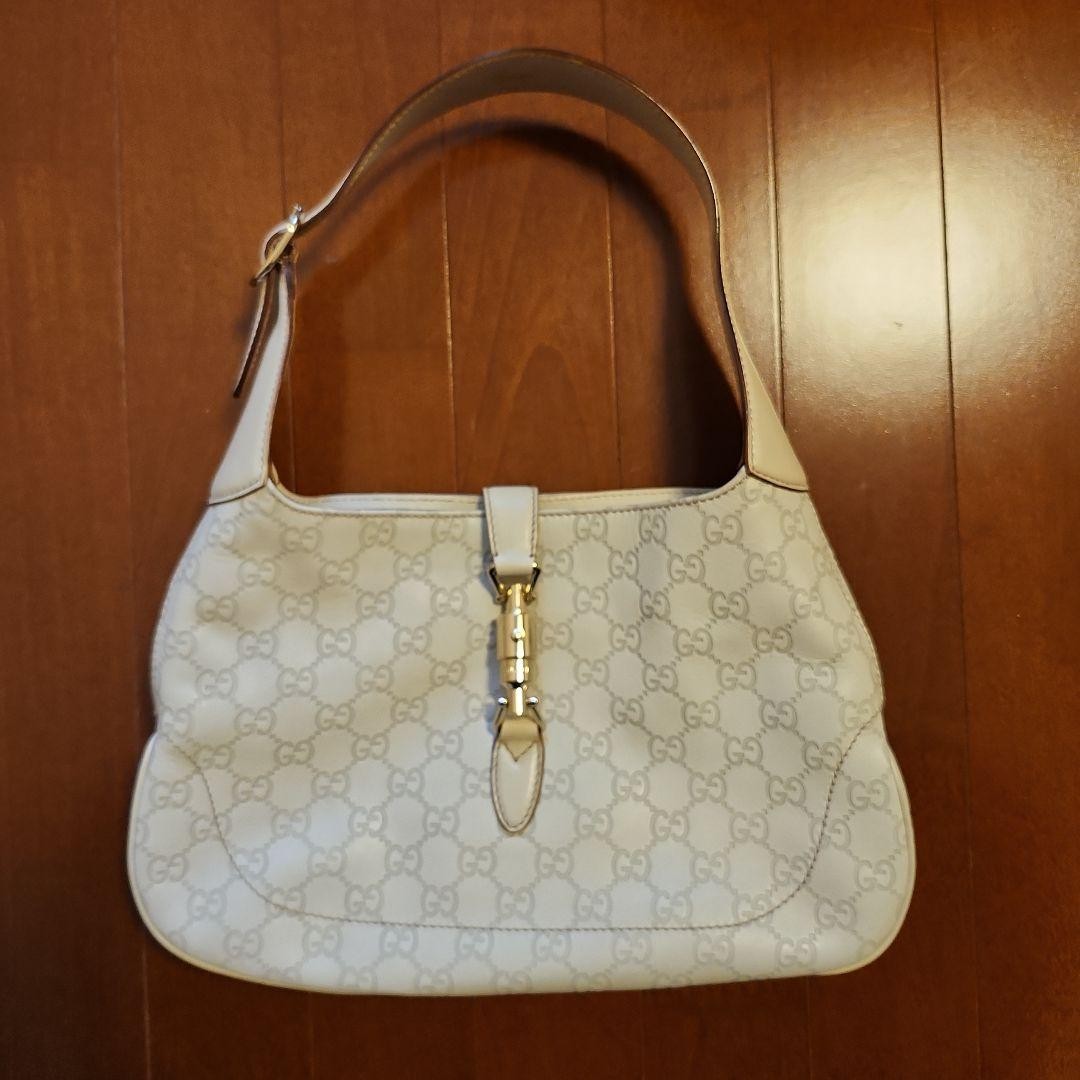 GUCCI New Jackie one Shoulder Bag 137335 Leather 83397