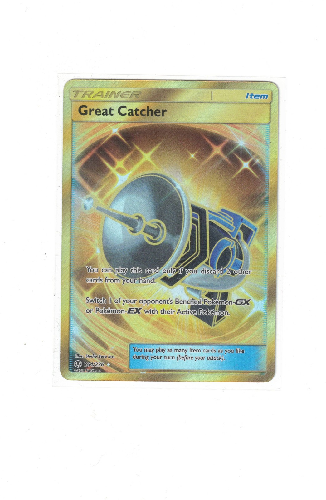 Great Catcher (Secret) Secret Rare SM - Cosmic Eclipse 264/236 NM