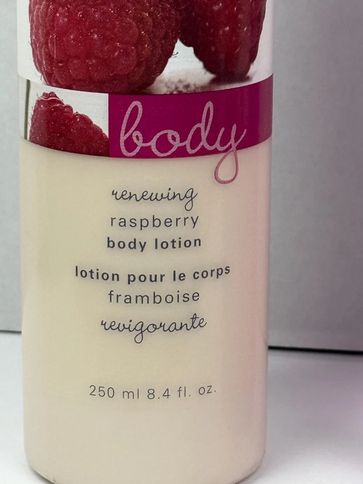 Avon Naturals Renewing Raspberry Body Spray & Lotion Set 8.4 oz Each - Image 3 of 4