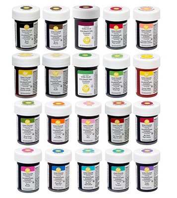 Wilton Gelfarben FULL SET Icing Colour - 20x28g