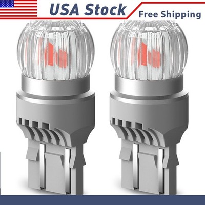 AUXITO 7440 7443 Red LED Anti Hyper Flash Turn Signal Brake 7444 Tail Light 2/4x
