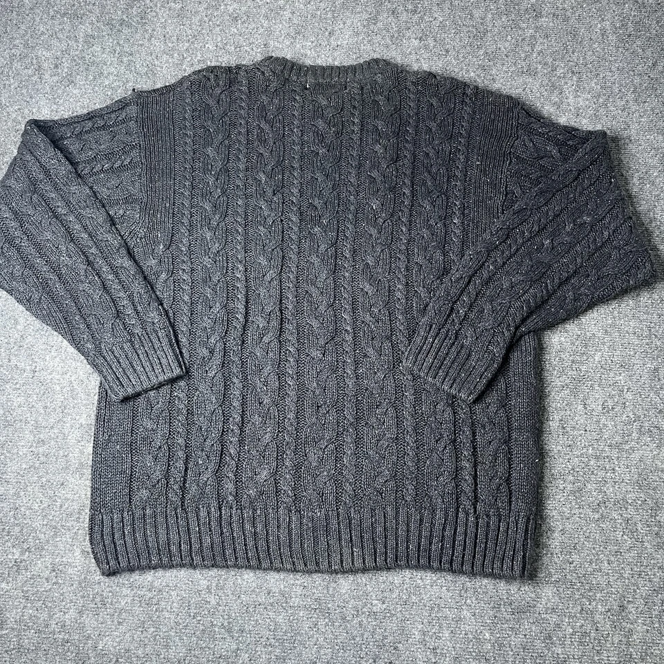 Suéter grueso tejido con cable para pescadores American Eagle Outfitters de colección de los años 90 XL Foto 4 de 4