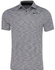 Nike Golf Tour Men's Dri-FIT Space Dye Polo Shirt Short Sleeve Gray DX6091 084