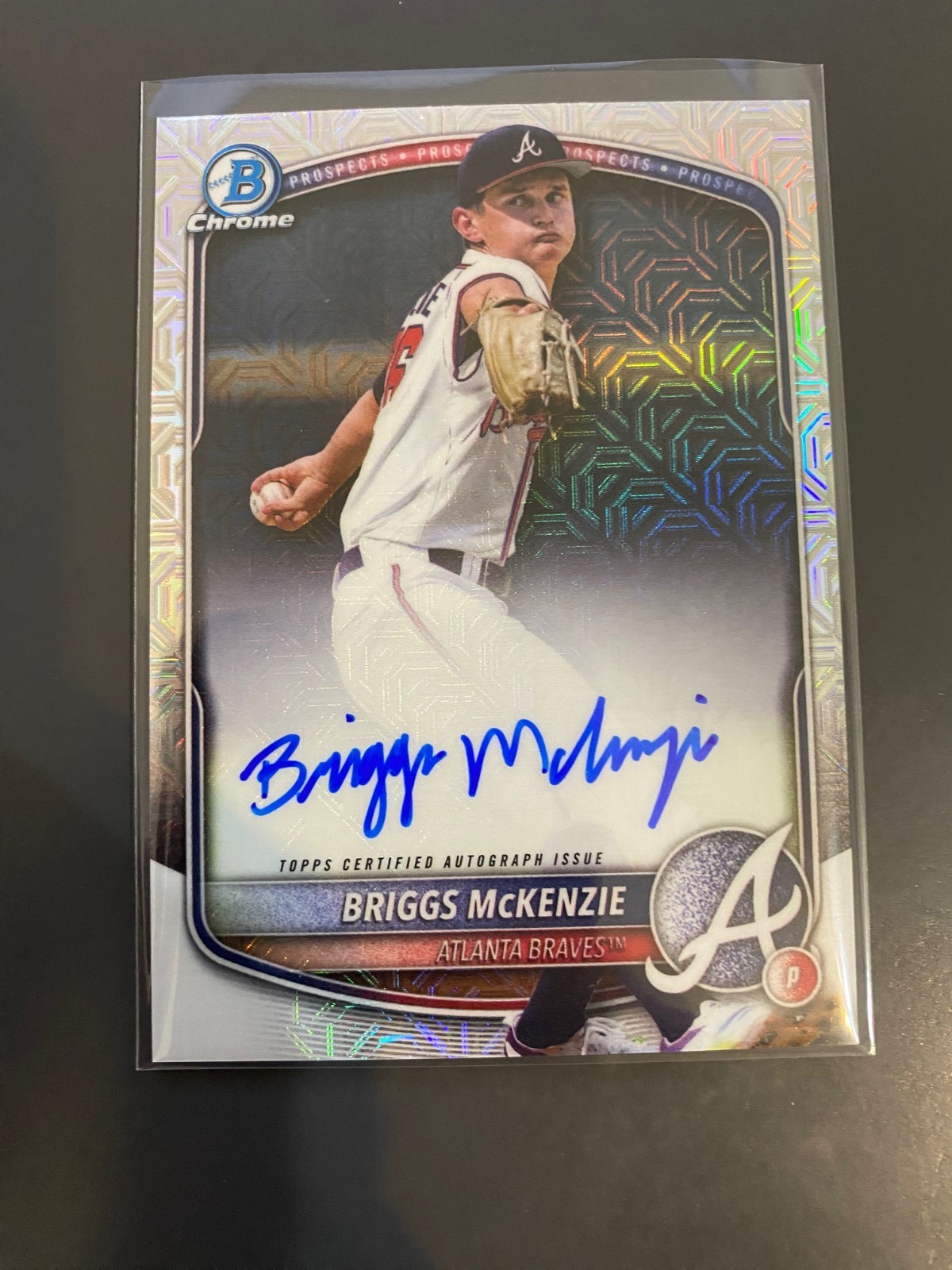 2025 Bowman Draft Mega Box - Briggs McKenzie #BMA-BM Mojo Autograph